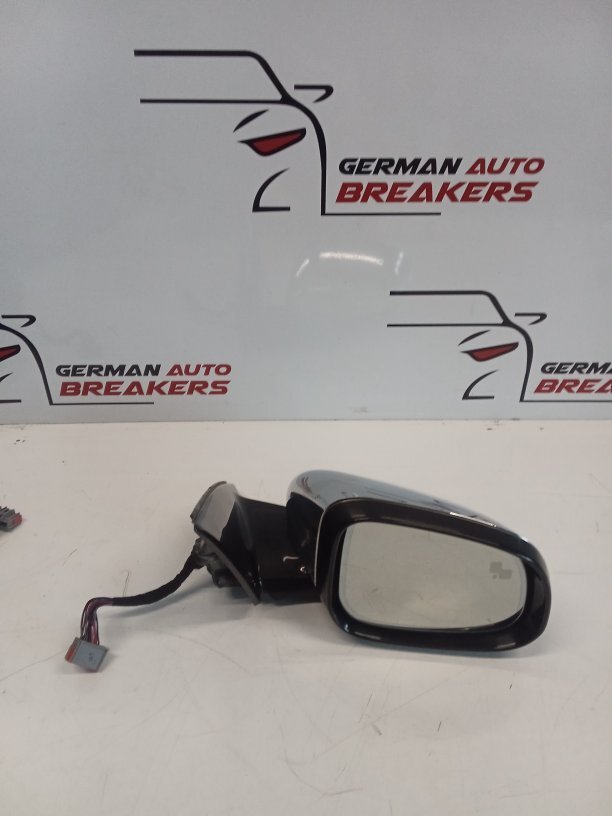 Jaguar XJ X351 2015 Onwards Right Door Mirror Assembly Blind Spot, Powerfold