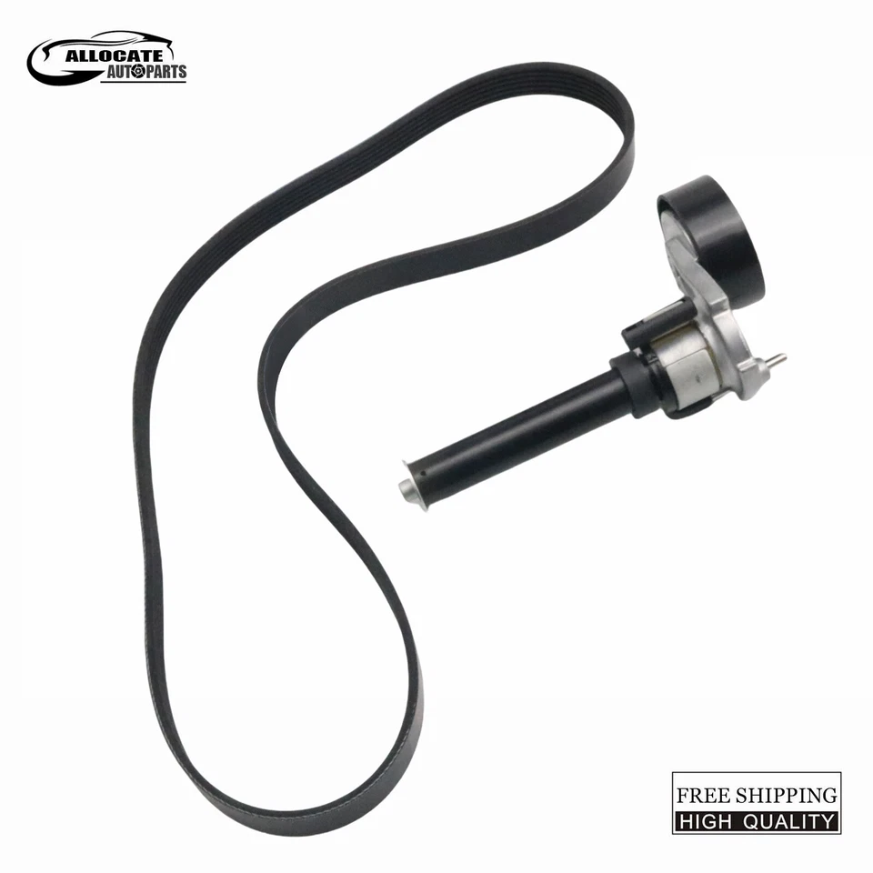 For Audi VW GTI Beetle Jetta Tiguan Passat CC A3 Q3 TT Drive Belt &Tensioner Set - Image 3 of 4