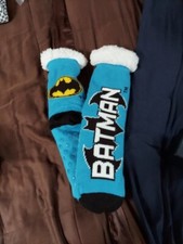 Skarpety z podszewką BATMAN Sherpa - Nowe bez metek - DC Comics / jeden rozmiar pasuje do większości