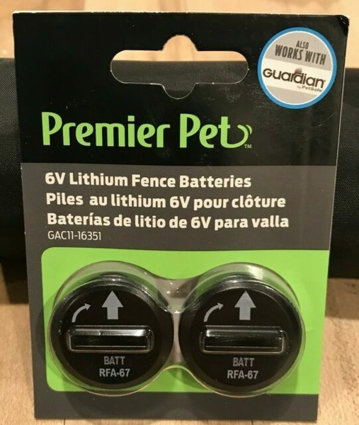 Premier Pet 6v Lithium Fence Batteries 4pk Is for sale online eBay