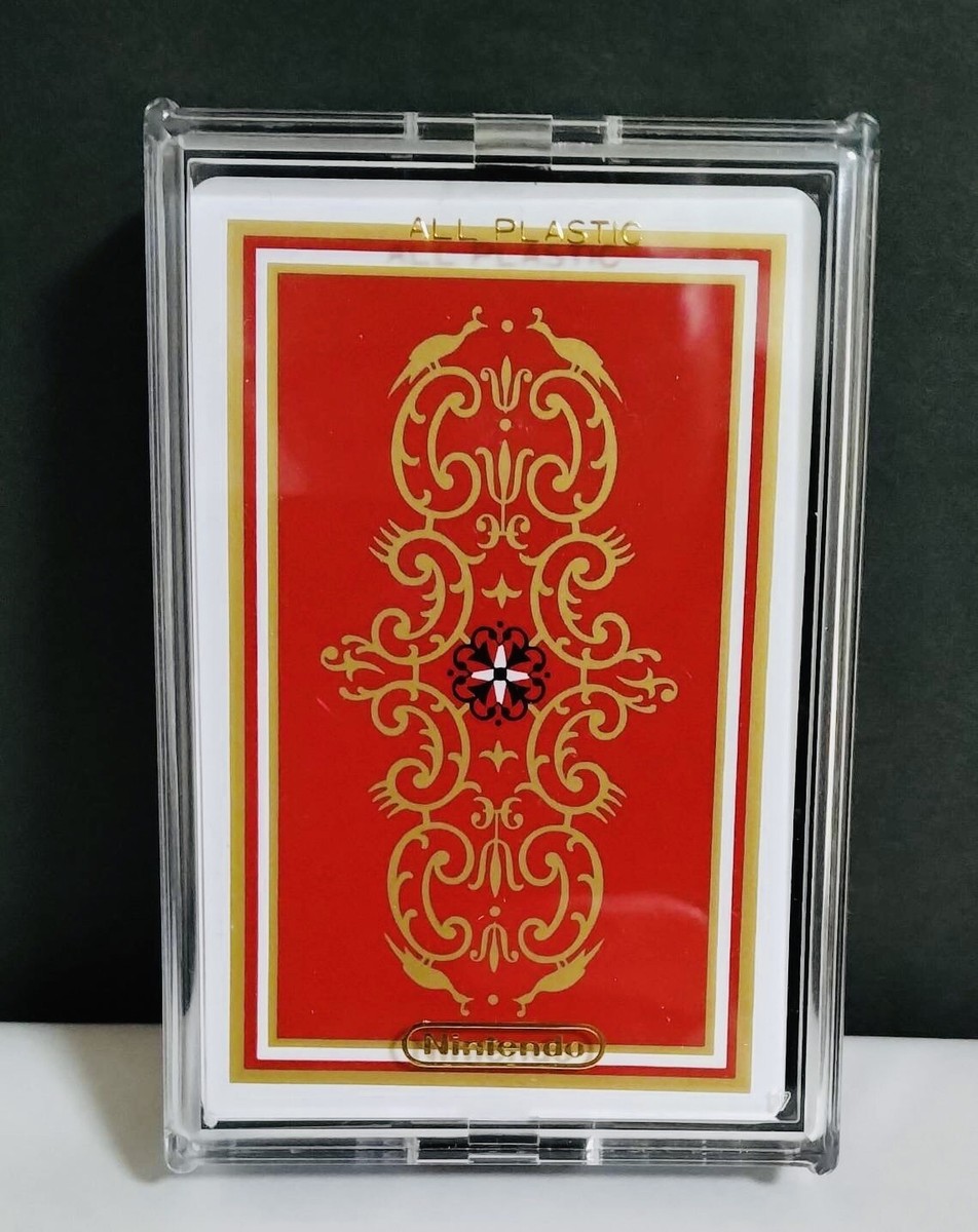 Nintendo plastic playing cards,discontinued product Rare NAP705