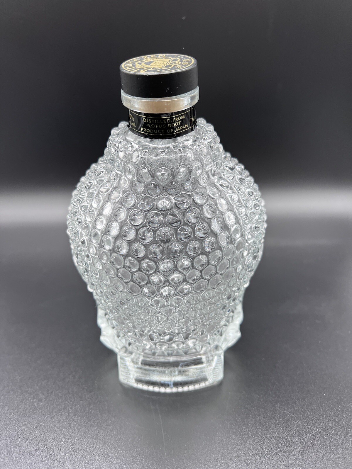 Glass Buddha Zen Vodka Liquor Bottle Decanter Japan eBay