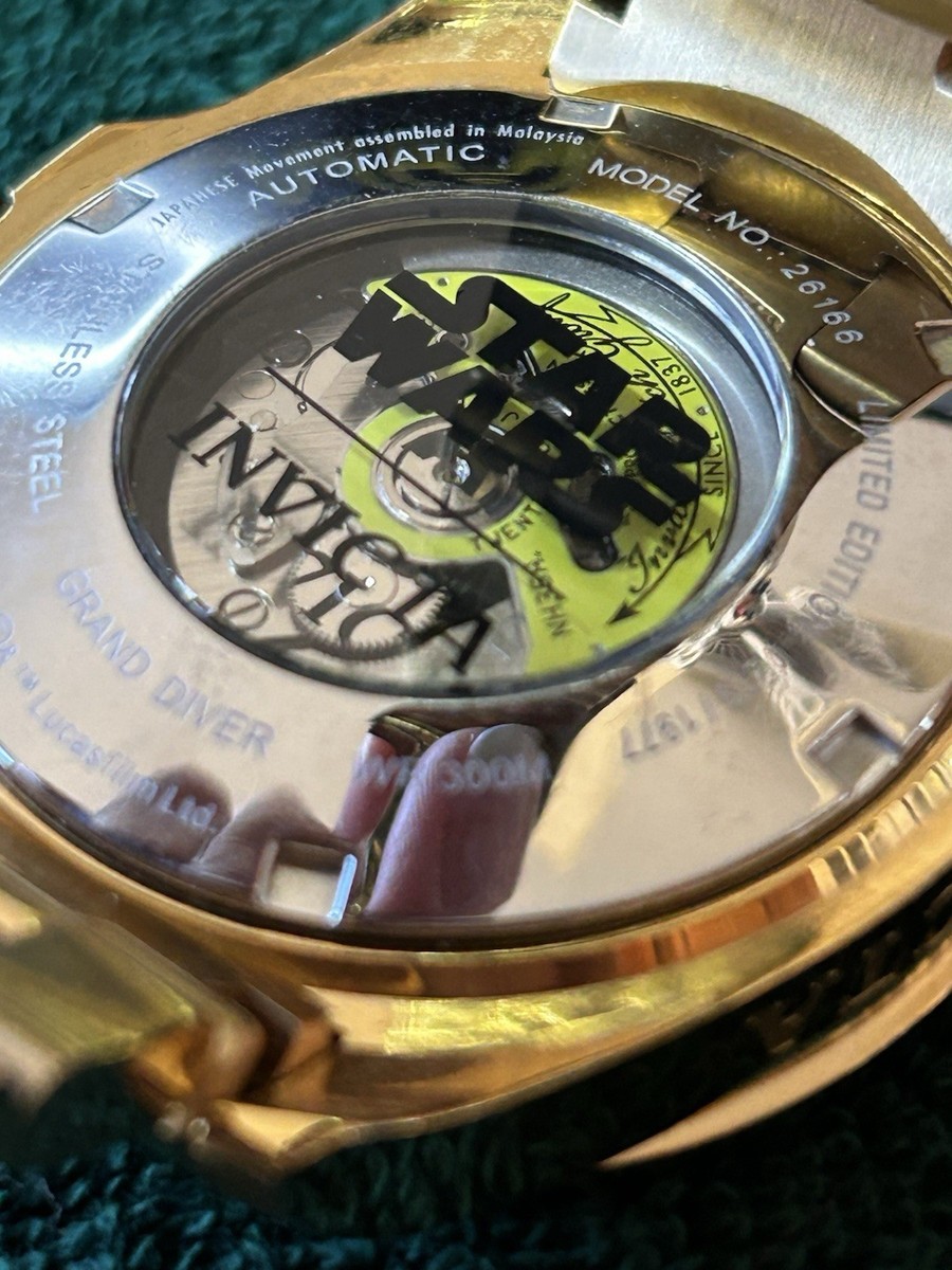 Invicta Star Wars C-3PO Limited Edition 47mm Automatic NH35A Gold