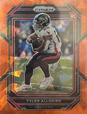 2022 Panini Prizm #344 Tyler Allgeier Orange Ice Prizms