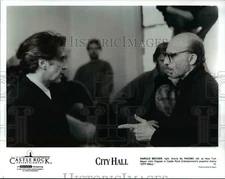1996 Press Photo Harold Becker & Al Pacino in City Hall - cvp67661