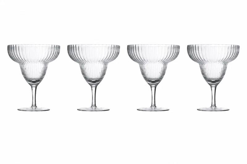 Set 4 Calici per Cocktail MARGARITA in Vetro BRANDANI Bicchieri 17 cm, fotografia 5 di 10