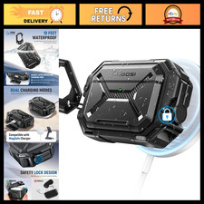 Waterproof AirPods Pro 3 Case, IP68 Protection, Shockproof, Black Cover