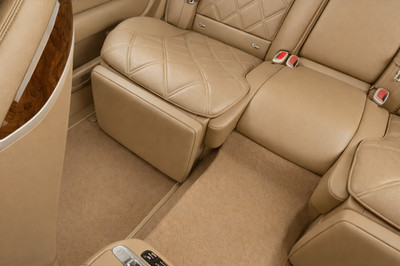 Genuine Mercedes S-Class W223 cushion pillow calf support rear cushion leather beige