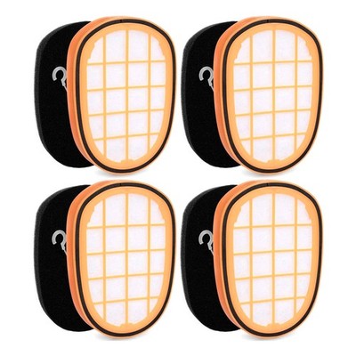 4 Pack Filter Replacement For Philips Speedpro Max Aqua Plus XC8347/01 Washable