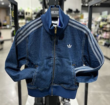 Adidas Women Firebird Denim Track Top Asian Size Multicolor KD2913