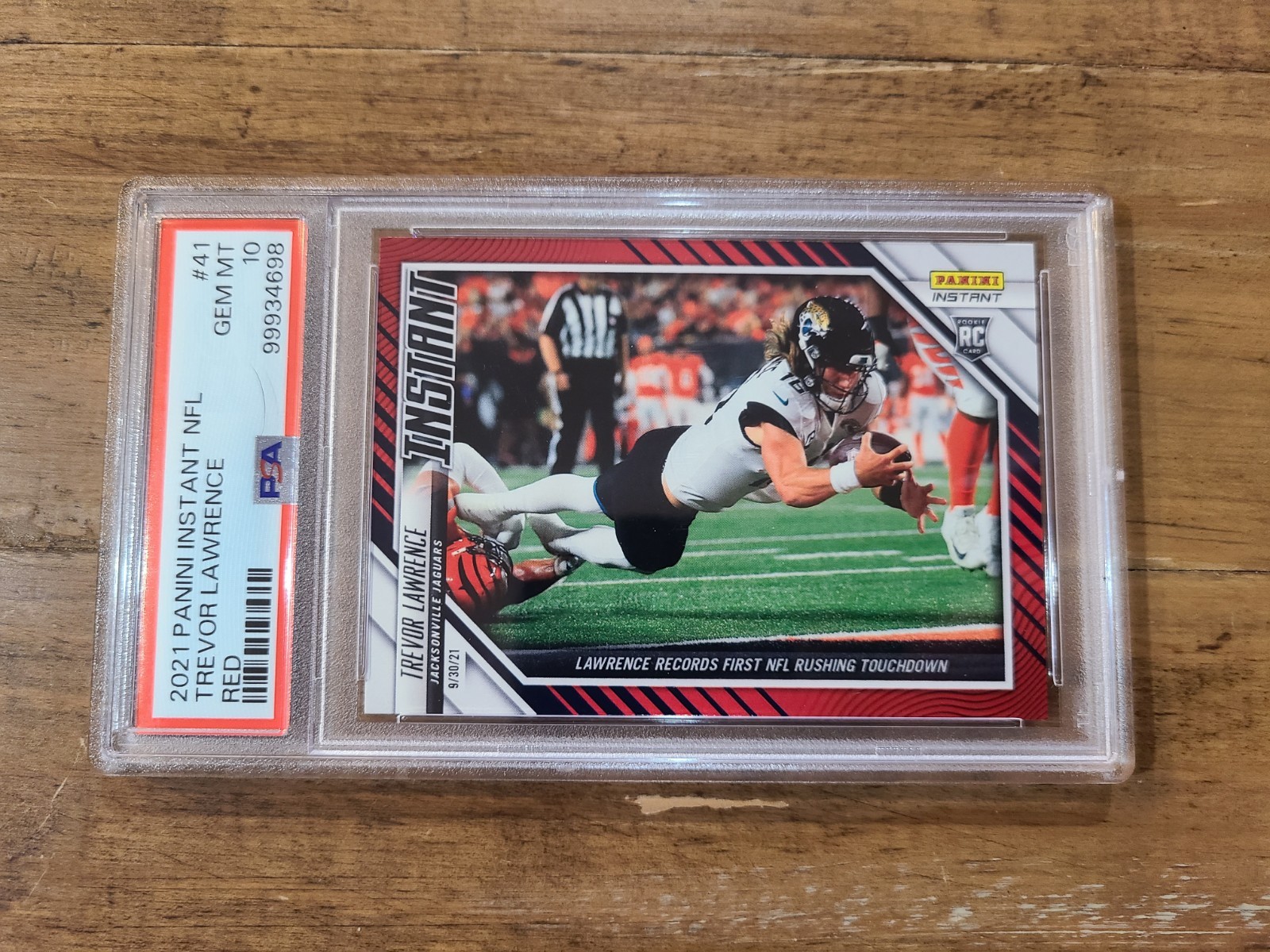 Trevor Lawrence Topps X Trevor Lawrence #41 Orange