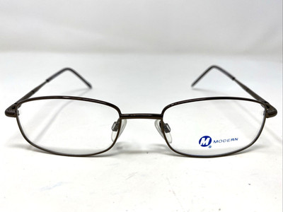 Modern Optical VERN BROWN 52-20-135 Metal Full Rim Eyeglasses Frame XH98