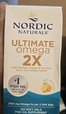 Nordic Naturals Ultimate Omega 2X - Omega for Heart,120Ct Exp 2028