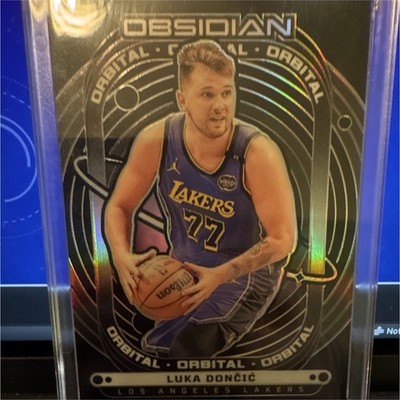 Panini 2024-25 Obsidian Orbital Luka Dončić #14 /125 Lakers Insert