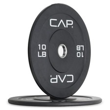 Rubber Olympic Bumper Plate - Weightlifting Plates for Home Gym, Multiple Sizes/