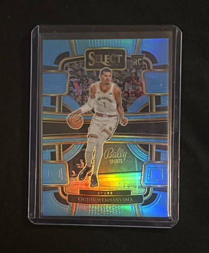 2023-24 Panini Select Victor Wembanyama RC Concourse Blue Prizm #87 /299