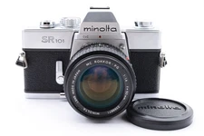 [Near MINT Meter Works] Minolta SR 101 SLR Film Camera Silver + 50mm f1.4 JAPAN