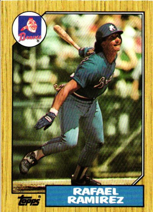 1987 Topps #76 Rafael Ramirez