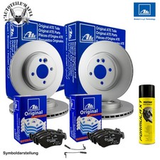 ATE Bremsscheiben + Beläge + WK MERCEDES GLK-KLASSE VORN Ø330 HINTEN Ø300