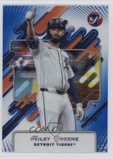 2025 Topps Pristine Blue Pristine Pulsar Refractor 35/75 Riley Greene #177 1t2r