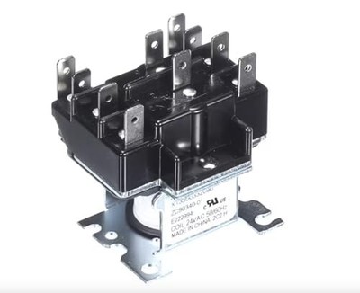 Fits Trane DPDT Control Relay 24VAC Coil, 120 600V   X13300332090
