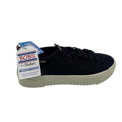 BOBS From Skechers Shoes Womens Size 9.5 Black Memory Foam Casual SN 114640