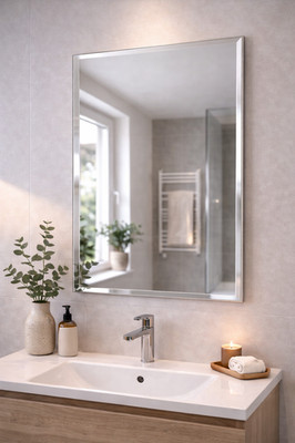 Homestyle Facettenspiegel 40x60 cm rahmenlos Wandspiegel Facettenschliff Mirror