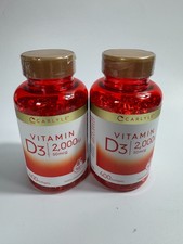 Vitamin D3 2000 IU Softgels 400 Count Non-GMO, Gluten Free by Carlyle - 2 pack