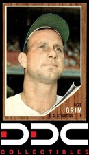 1962 Topps #564 Bob Grim Athletics Excellent