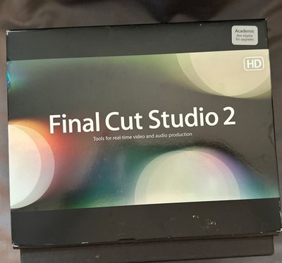 Apple Final Cut Studio 2 Video Editing Software Mac Complete Box 