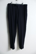 Primark Mens Formal Occasional Trousers - Black - Size 34 Reg Slim (i61)