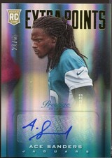 Ace Sanders Card 2013 Prestige Extra Points Gold Rookie Autographs #203 