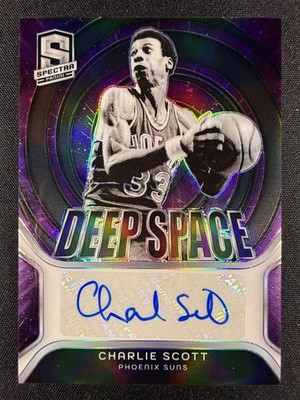 2023-24 Panini Spectra #DSS-CSC Charlie Scott Deep Space Signatures Auto /99