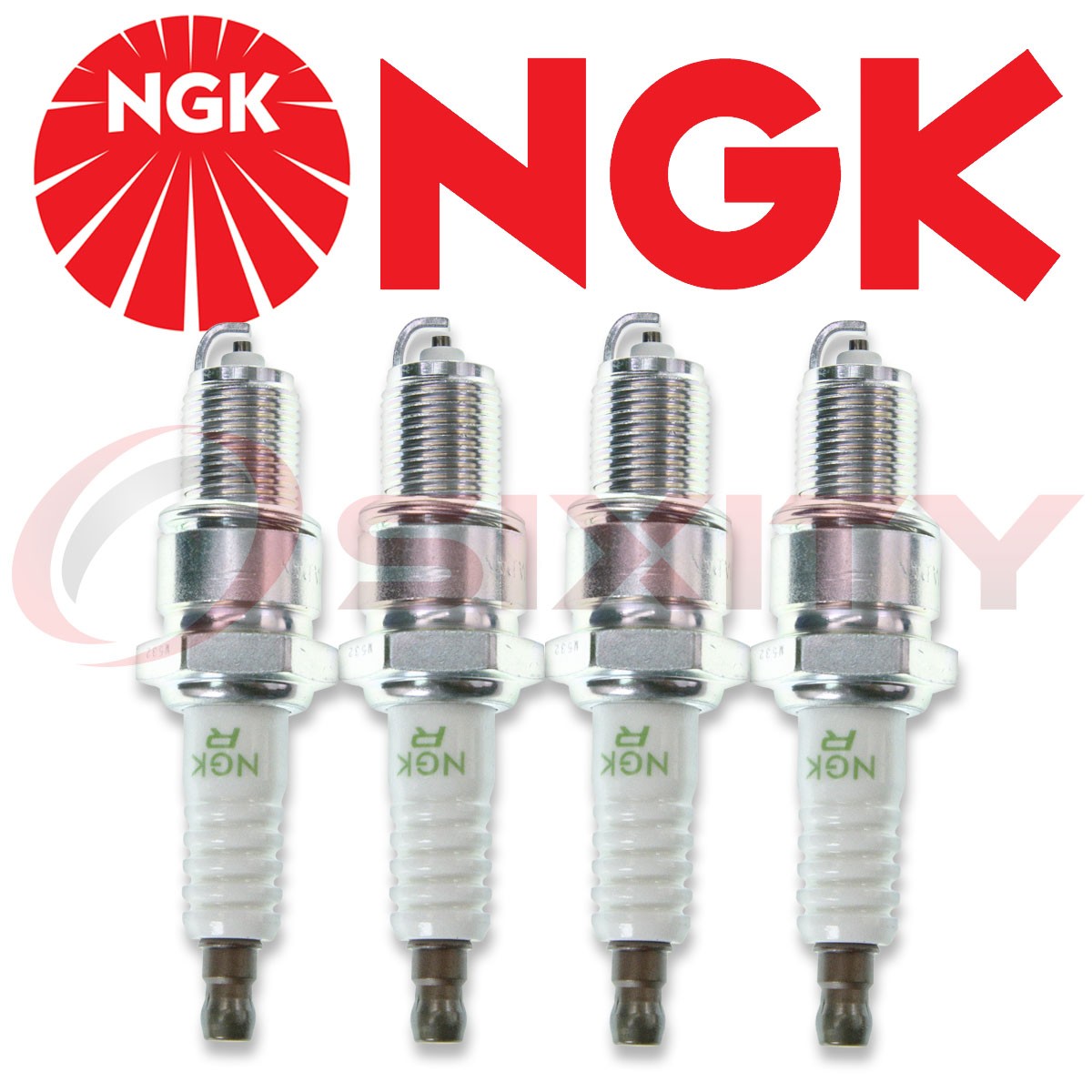 4 New NGK V-Power Performance Spark Plugs BPR5EY # 1233