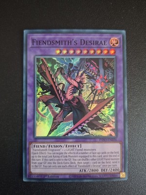 Yu-Gi-Oh Karte ''Fiendsmith's Desira'' INFO-EN036 1st. Auflage Englisch