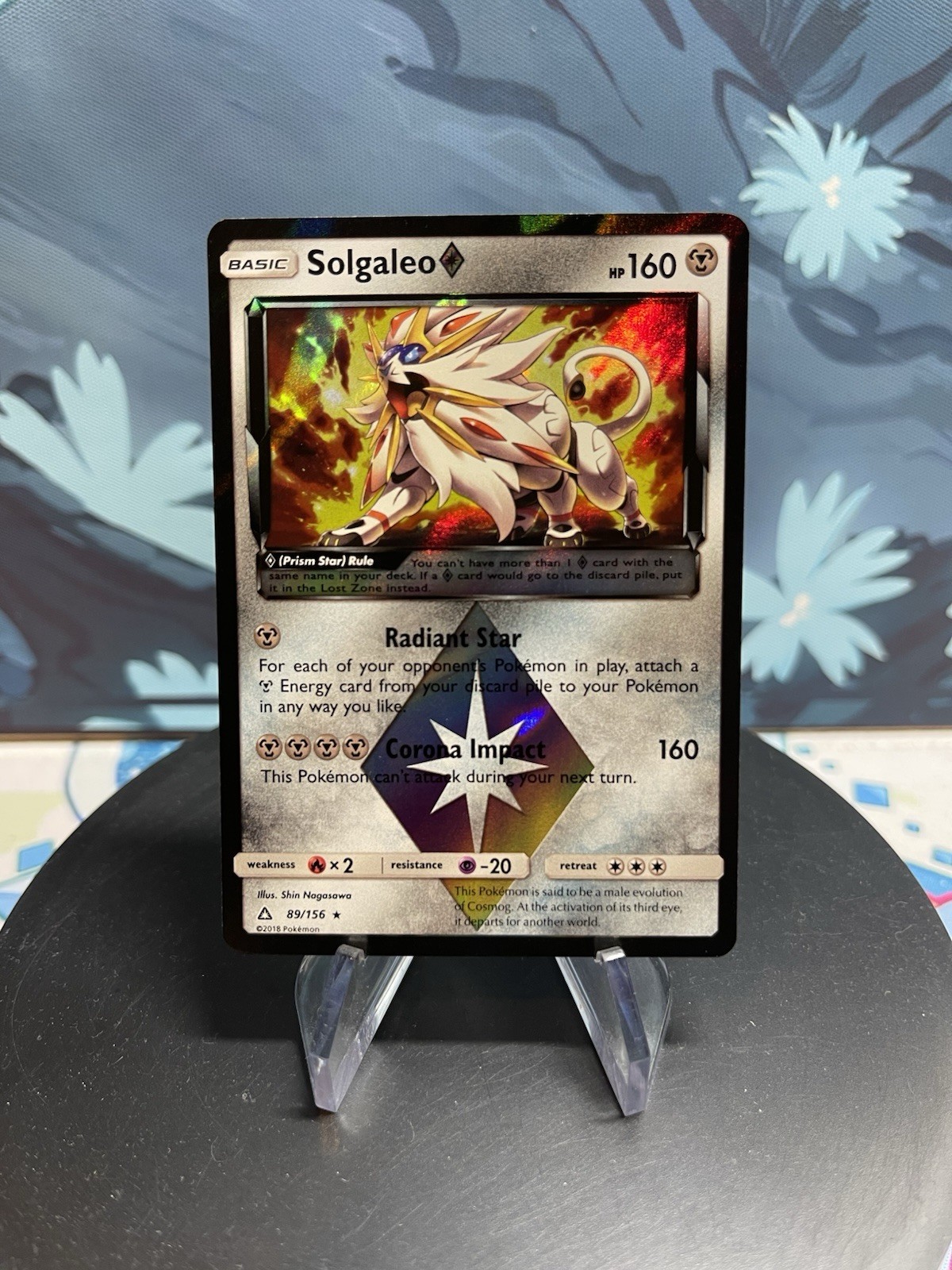Pokemon Solgaleo Prism Star 89/156 Sm-Ultra Prism Holo NM