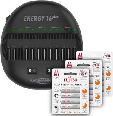 Individual Cell Battery Charger Energy 16 plus for Nimh Rechargeable Batteries A
