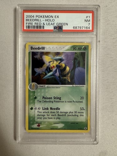 Beedrill graded PSA 7 for sale on eBay