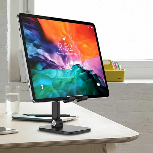 Handys Tablet Desktop Ständer Schreibtisch Halter Halterung Cradle Faltbar für iPhone - Bild 8 von 15