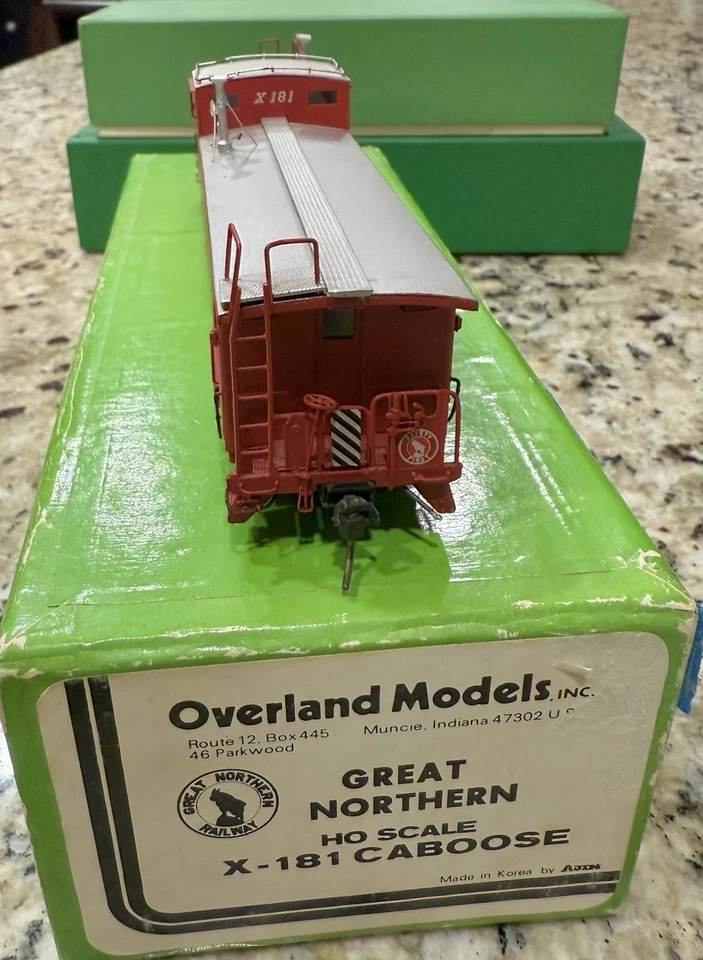 HO Brass OMI - Overland Models, Inc. GN - Great Northern X-181 "Hutch" Caboose - Image 4 of 4