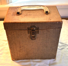 VTG 1950's PLATTER- PAK 700 45 RPM Record Case w/Numeric Dividers  30 VTG 45s