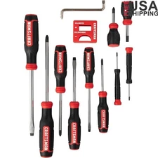 Durable Black Oxide Phillips Screwdriver Set 12Piece Torque Control Grip Tools