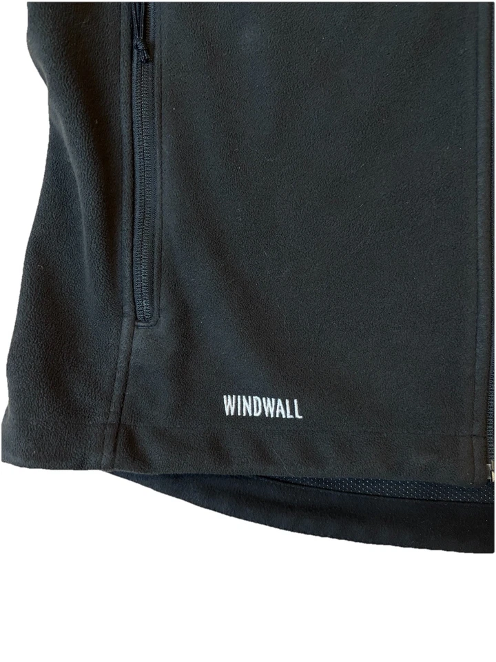 CHALECO MUJER THE NORTH FACE WINDWALL GRANDE NEGRO CREMALLERA COMPLETA CAPAS Foto 3 de 4