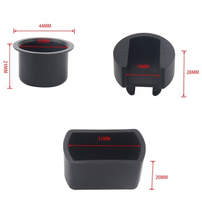 Kit De 4 Bujes Pivotantes Para Bisagra De Portón Trasero - Compatible Con Dodge Ram Y Ford F150, F250, F350