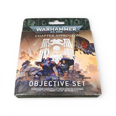 40K Chapter Approved Objective Set Warhammer 2025