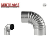 Ofenrohr-Bogen 90° Ø120 Mm Feueraluminiert