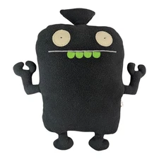 Uglydoll Uglybot Black Monster Plush Stuffed Animal 15"