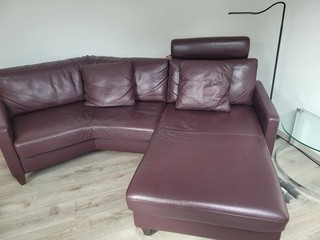 Ledersofa Ecksofa Trapezsofa Ledercouch