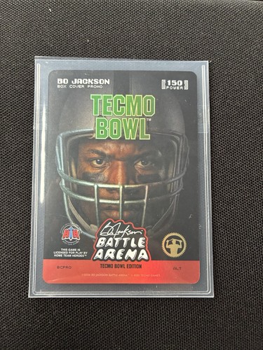 2026 Bo Jackson Battle Arena Tecmo Bowl National NSCC Box Cover Promo Alt Art