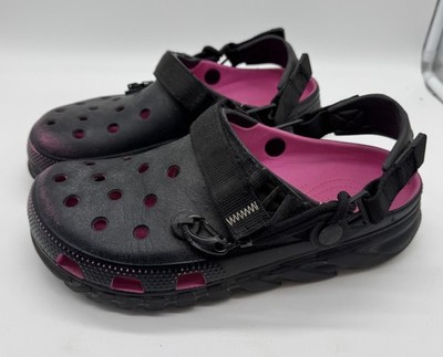 Crocs Unisex Duet 2 Max Post Malone Black Croslite Clog Size M(8) W(10)